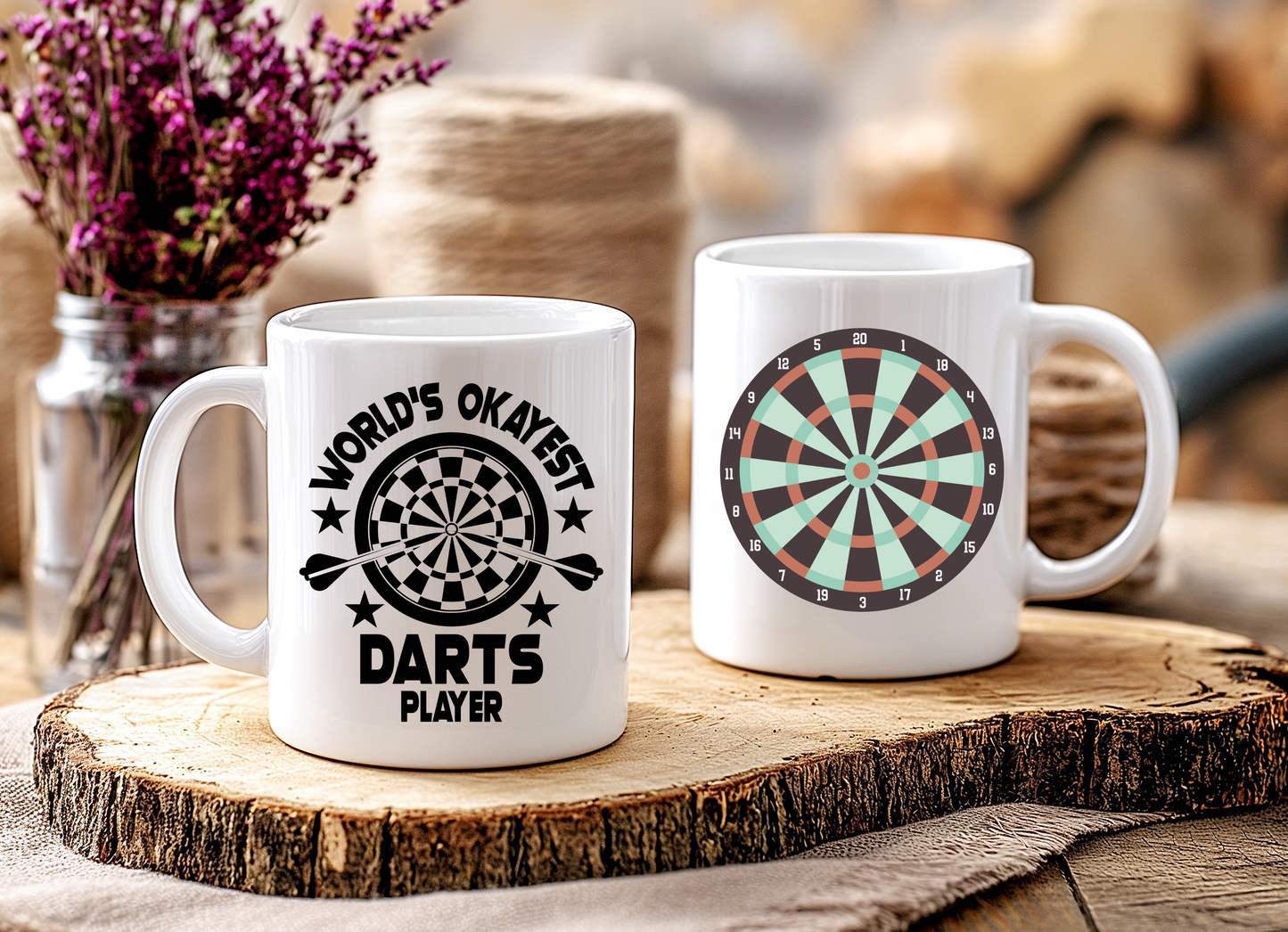 World's Okayest Darts Player Mug