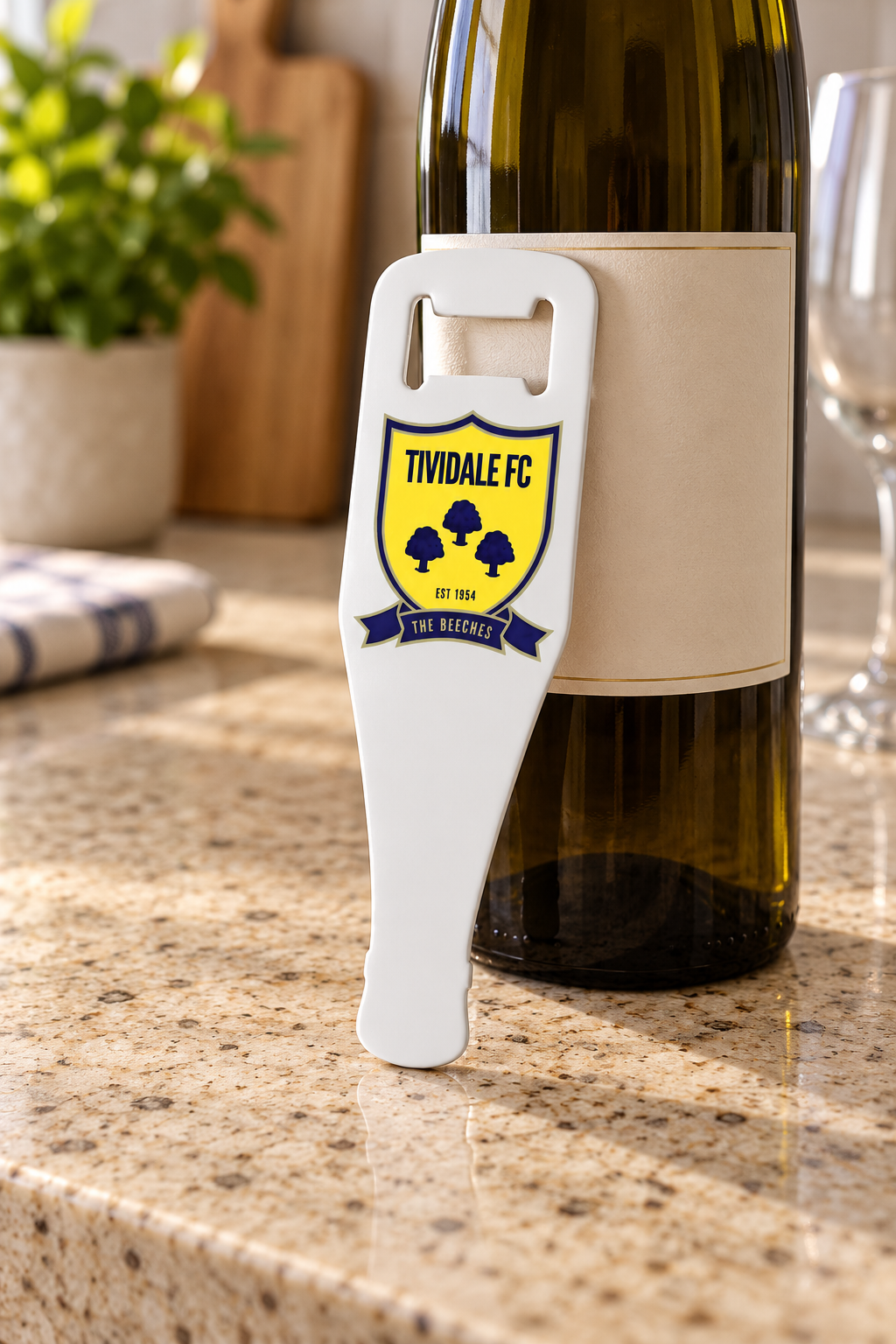 Tividale FC - Wine Shaped Bottle Opener