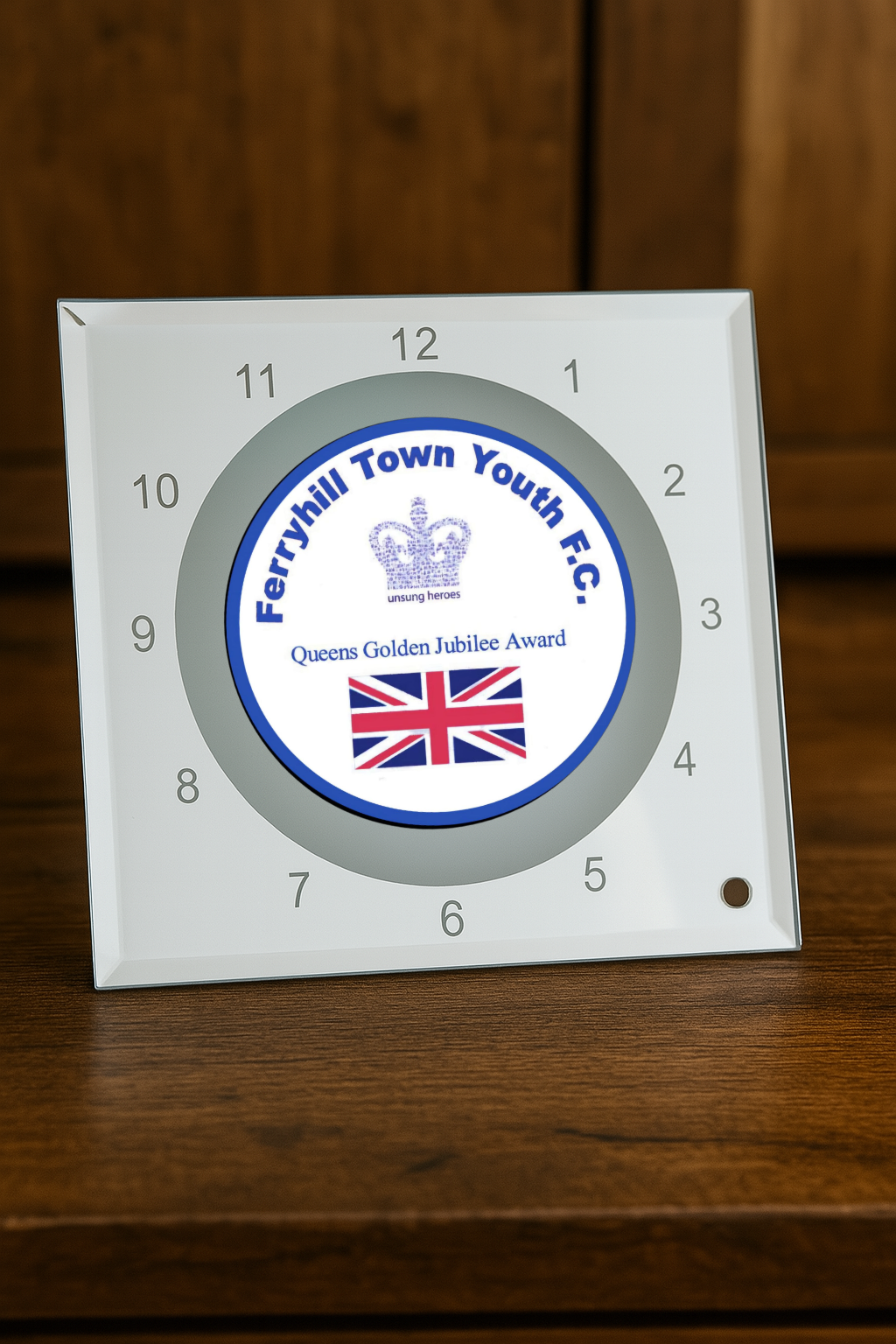 Ferryhill Town Youth FC - Glass Clock