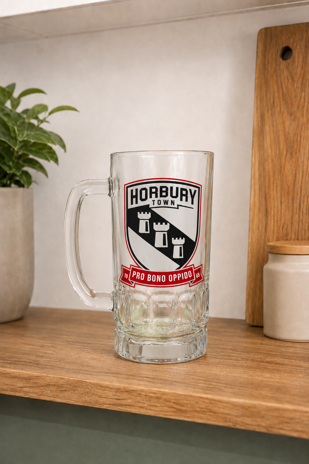 Horbury Town FC - Pint Glass Beer Stein