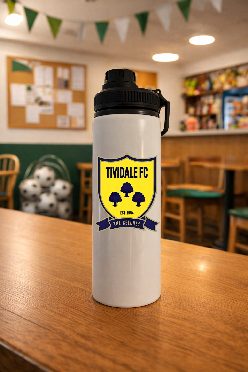 Tividale FC - Water Bottle - Black