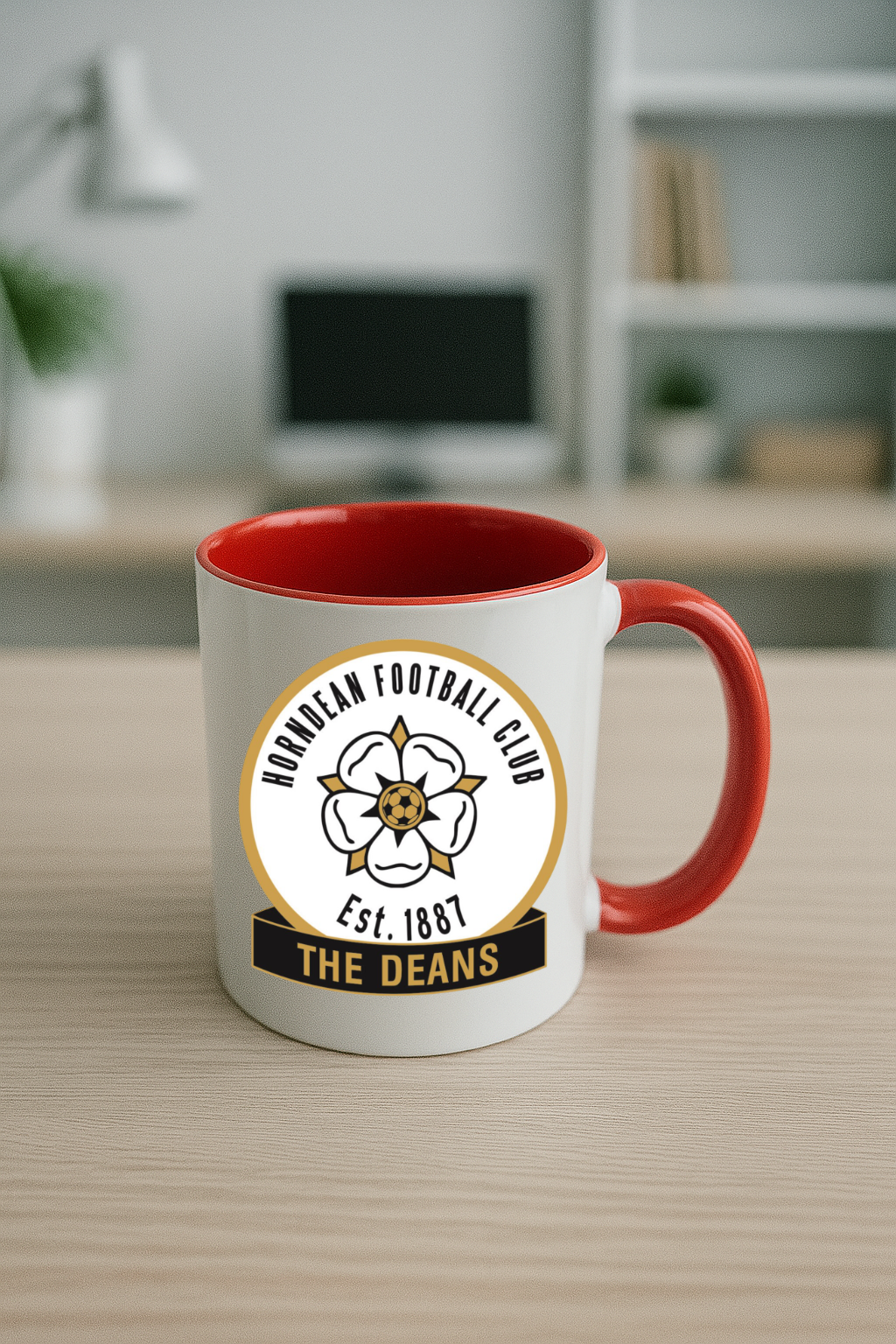 Horndean FC - Red Coloured Mug