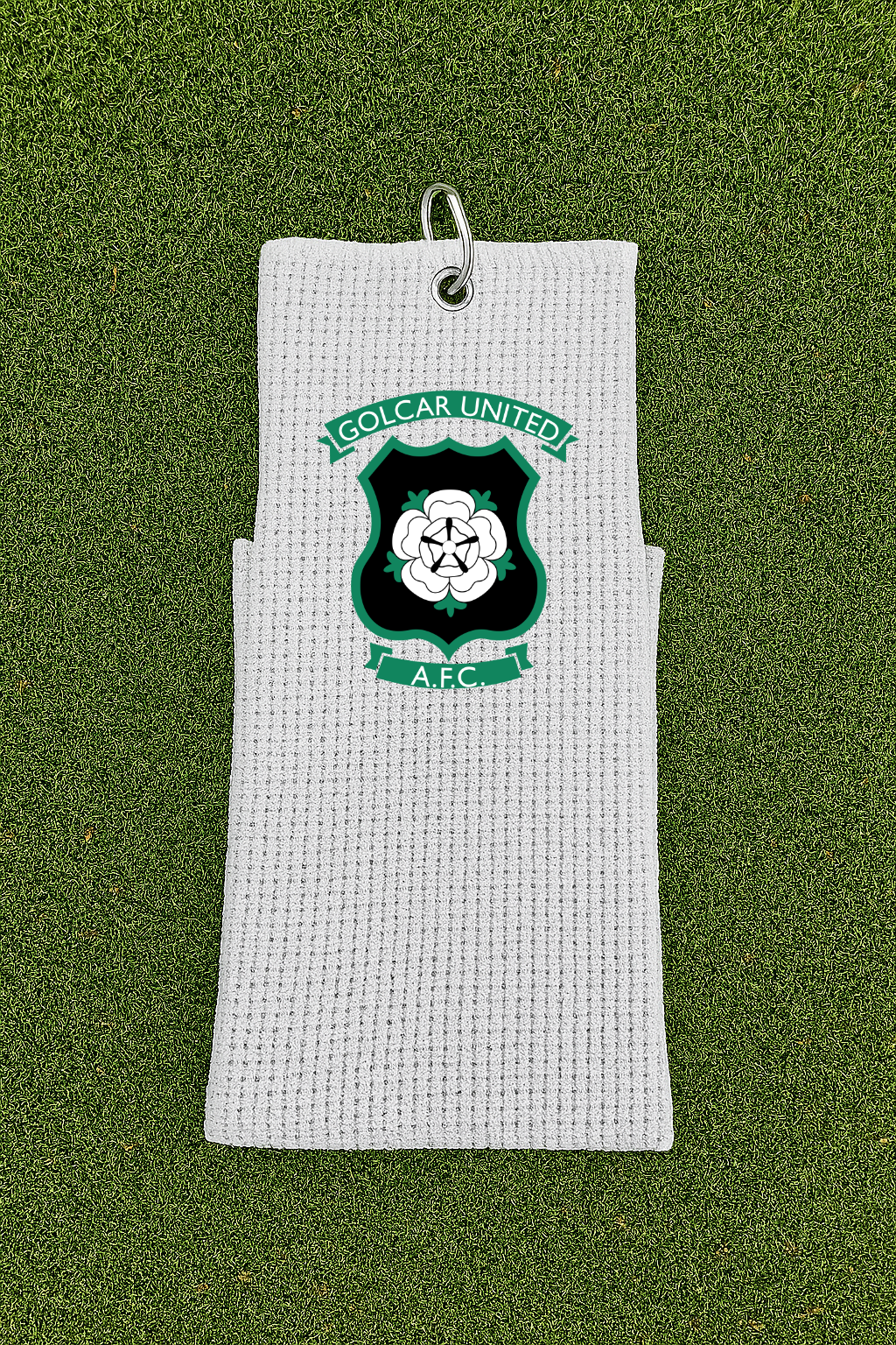 Golcar United FC - Waffle Golf Towel