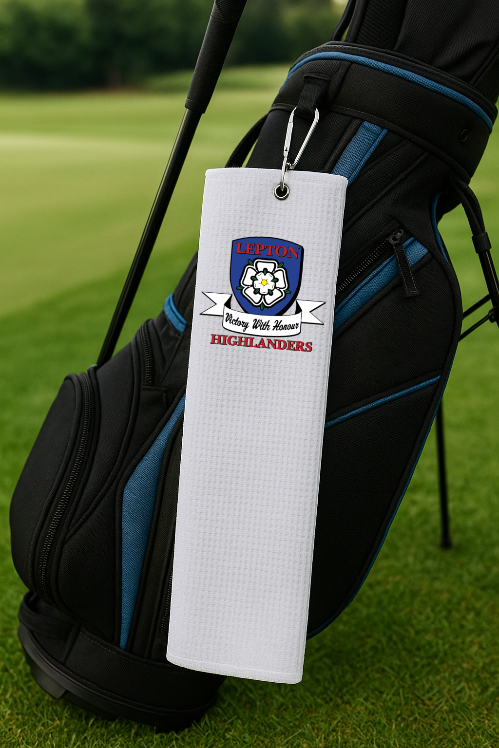 Lepton Highlanders FC, JFC, CC & SC - Waffle Golf Towel