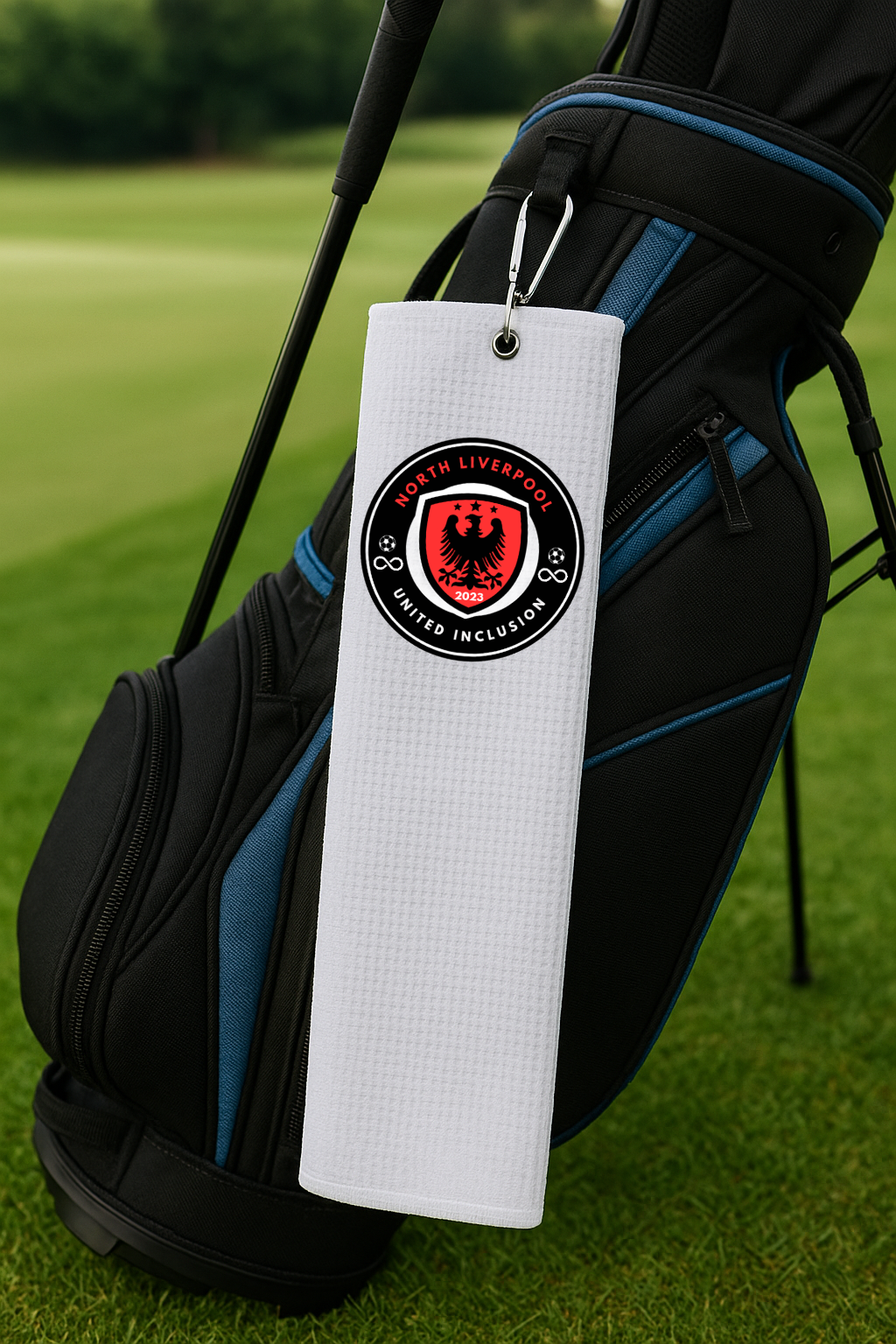 North Liverpool United Inclusion - Waffle Golf Towel