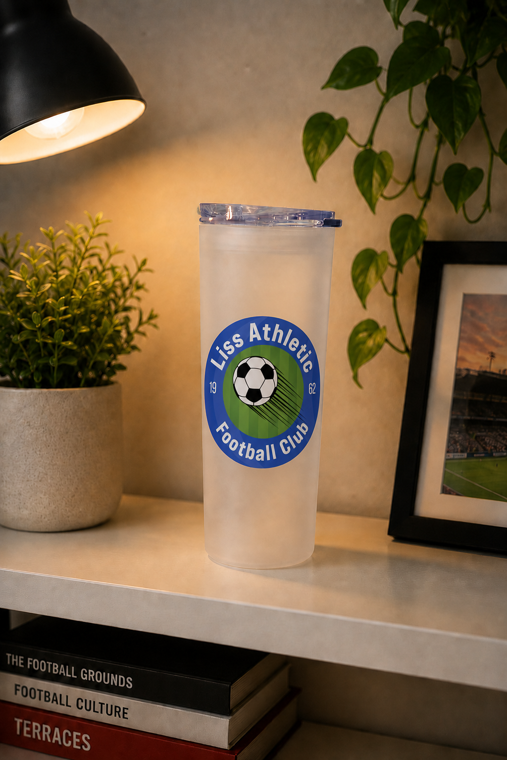 Liss Athletic FC - Clear Frosted Glass Jar