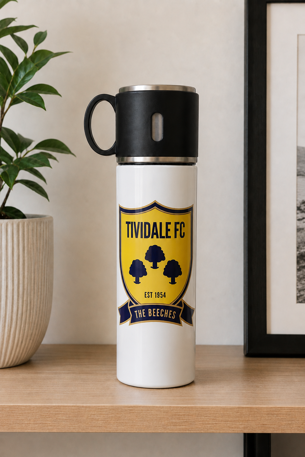 Tividale FC - Travel Flask With Cup Lid