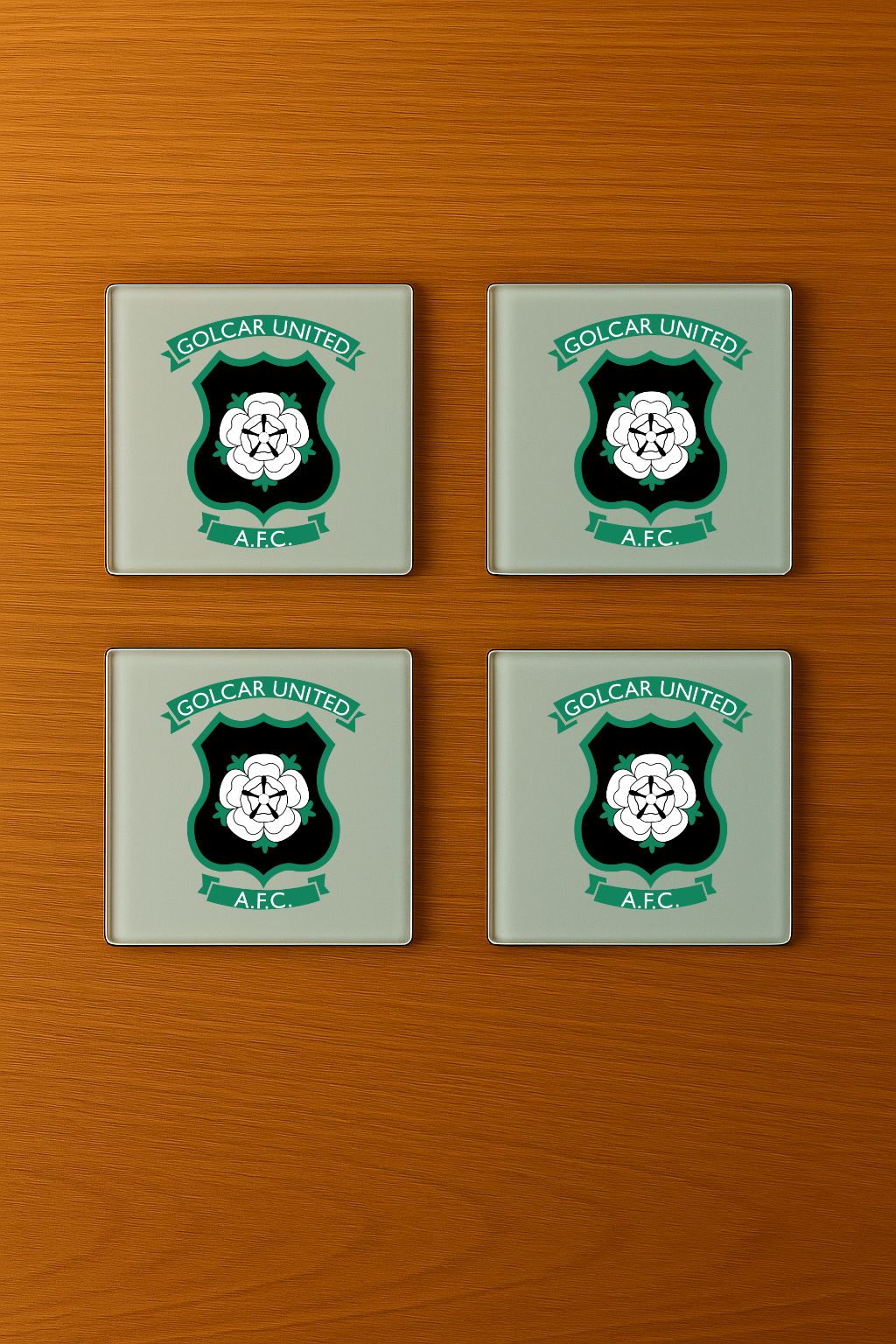 Golcar United FC - Glass Coasters (4)
