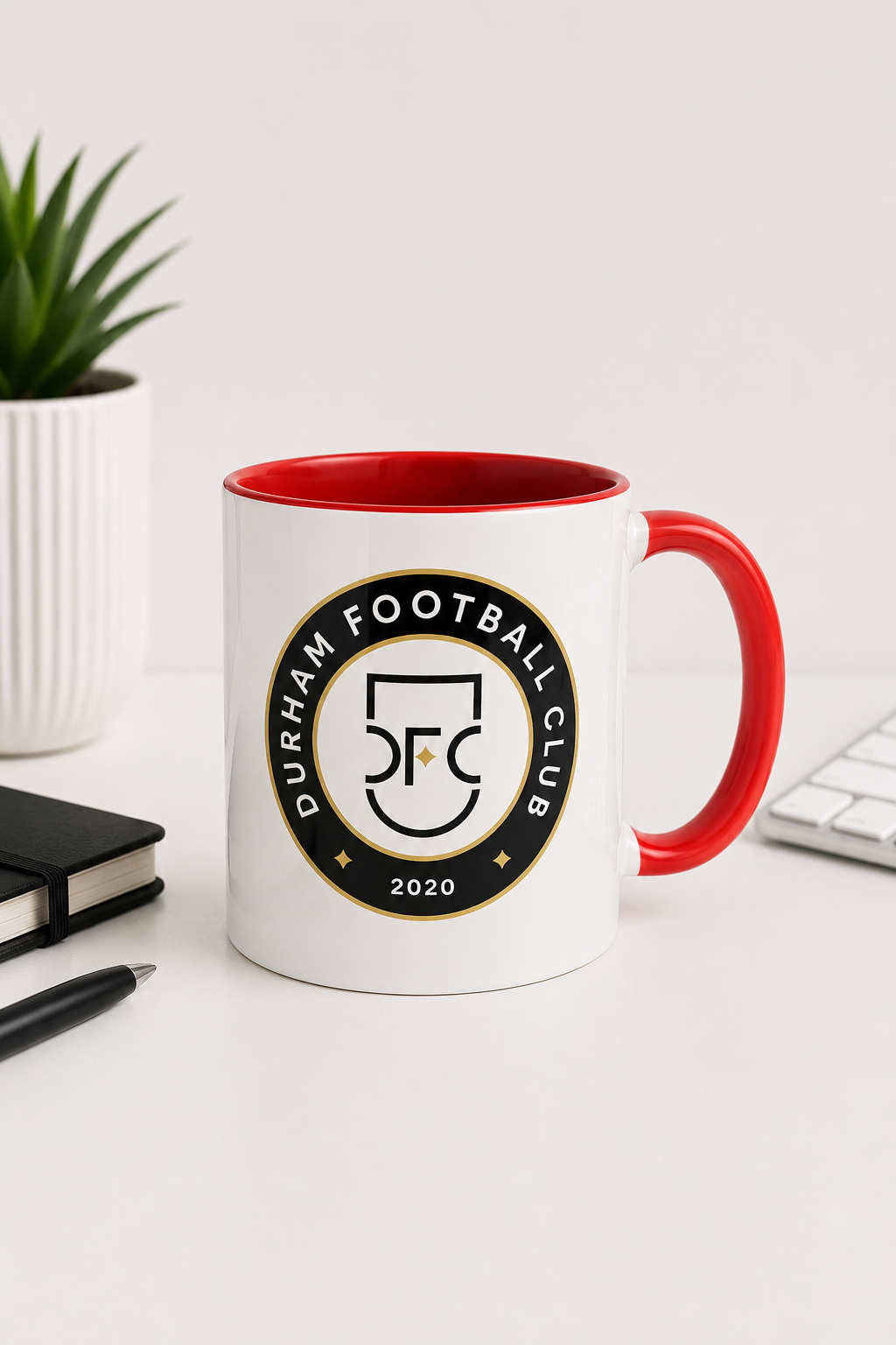 Durham FC - Red Coloured Mug