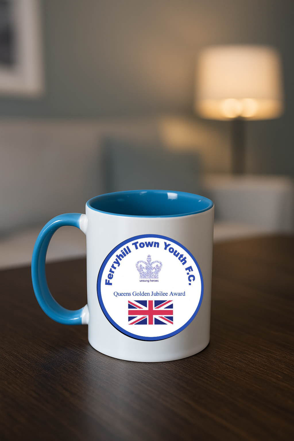Ferryhill Town Youth FC - Blue Coloured Mug
