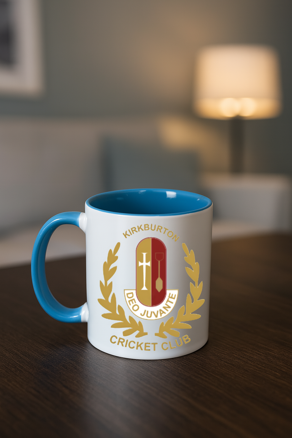 Kirkburton Cricket Club - Blue Coloured Mug