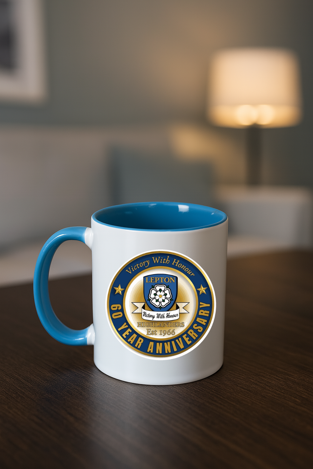 Lepton Highlanders FC, JFC, CC & SC Special Edition - Blue Coloured Mug