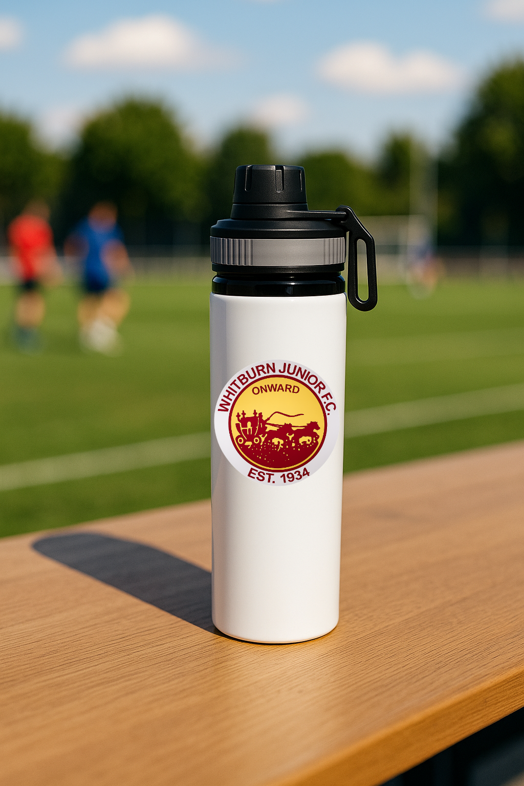 Whitburn Junior FC - Water Bottle - Grey