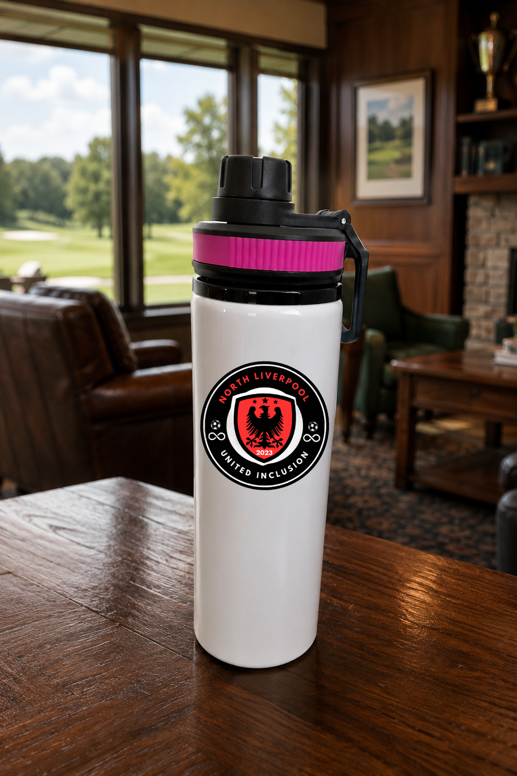 North Liverpool United Inclusion - Water Bottle - Pink