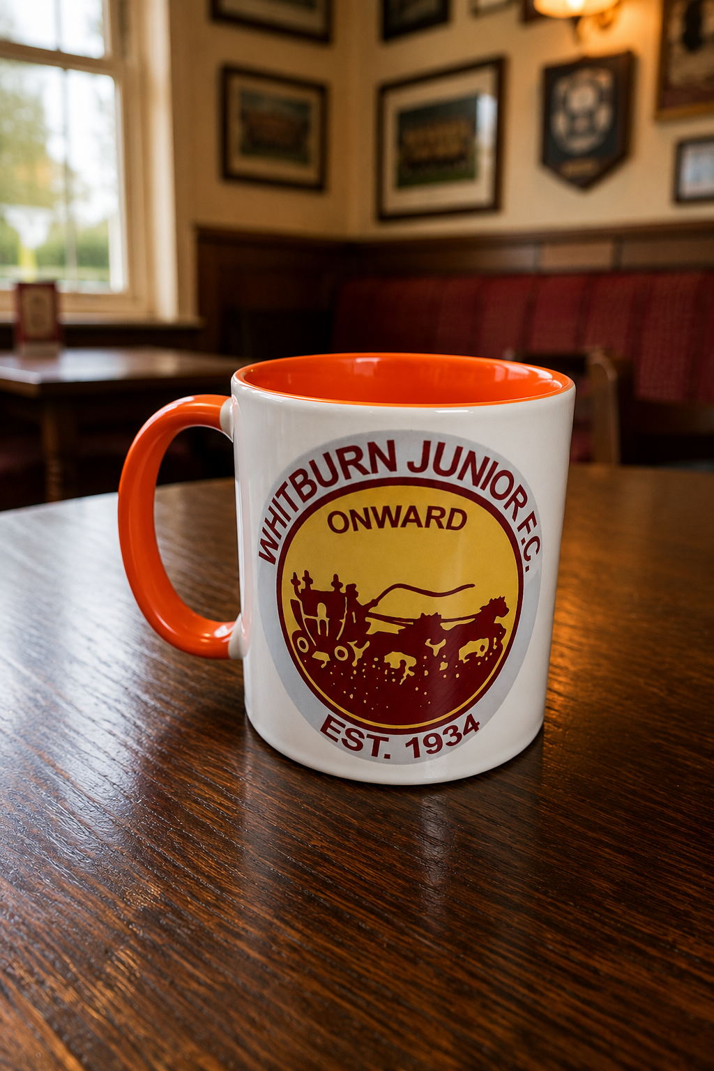 Whitburn Junior FC - Orange Coloured Mug