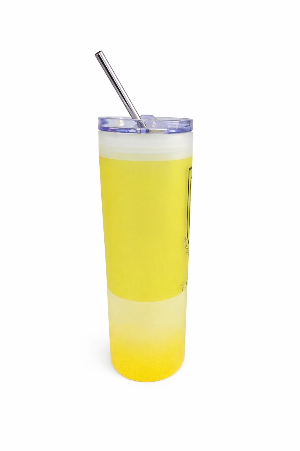 Lavant FC - Yellow Frosted Glass Jar