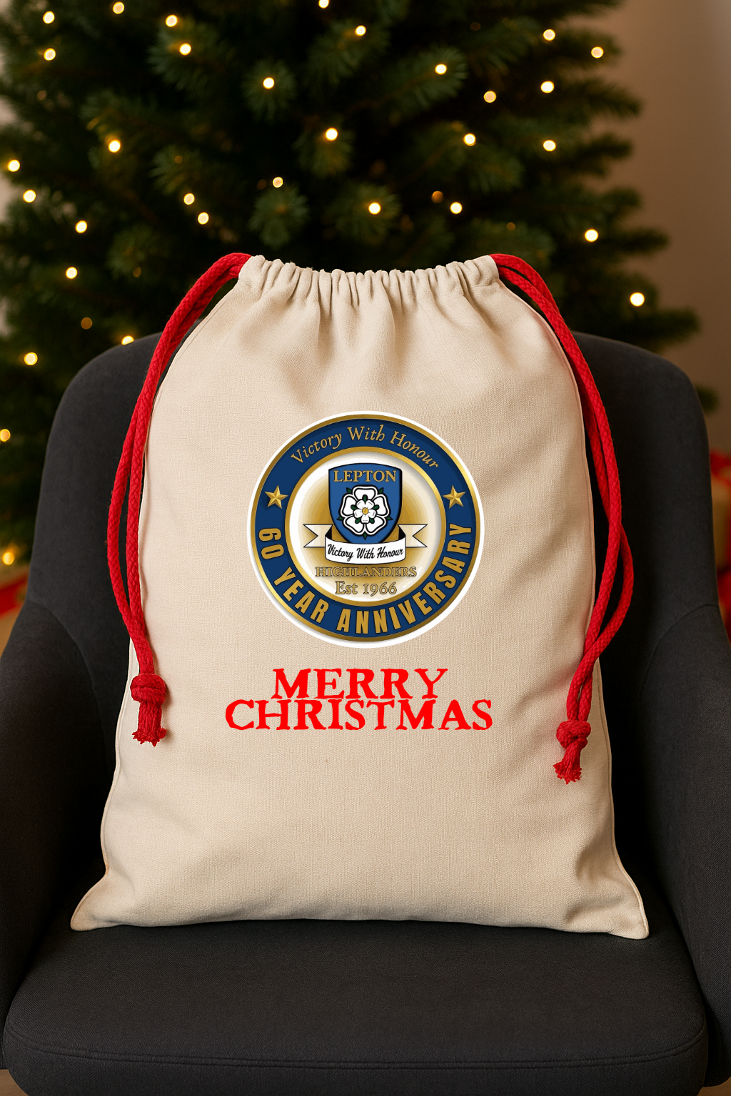 Lepton Highlanders FC, JFC, CC & SC Special Edition - Large Xmas Sack