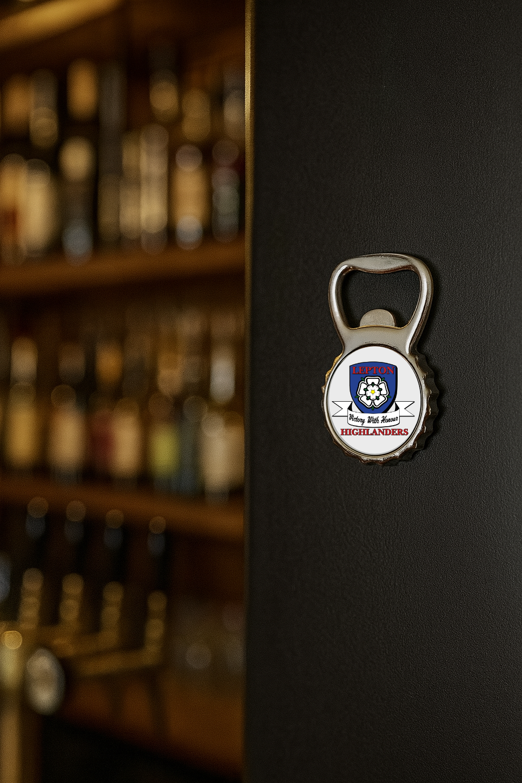 Lepton Highlanders FC, JFC, CC & SC - Magnetic Fridge Bottle Opener