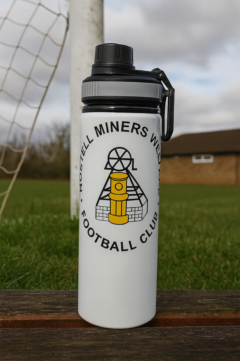Nostell Miners Welfare FC - Water Bottle - Grey