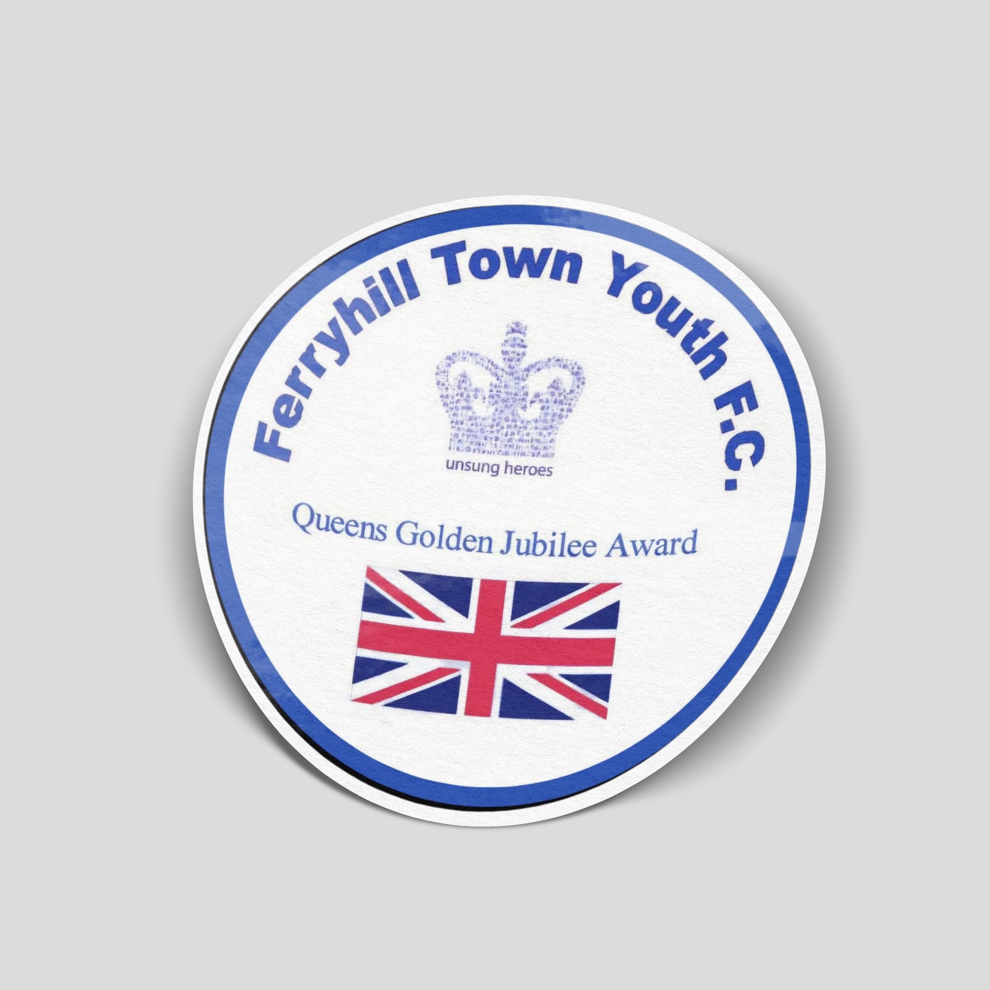 Ferryhill Town Youth FC - Vinyl Car Sticker (Pack of 2)