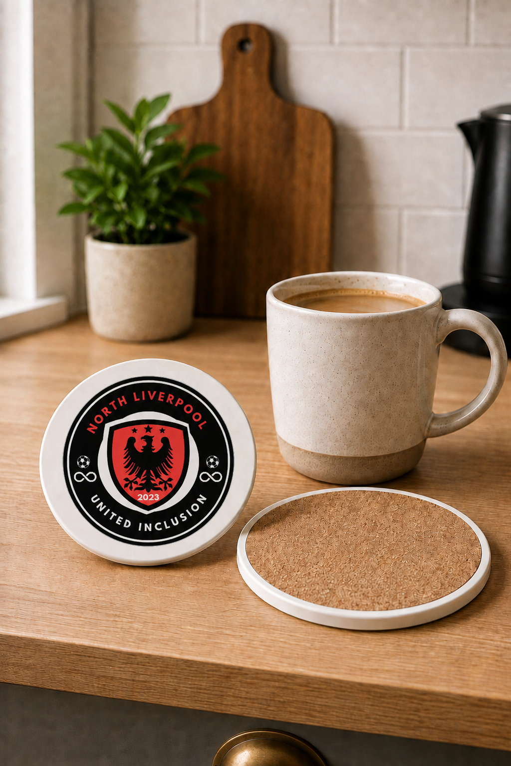 North Liverpool United Inclusion - Ceramic Coaster