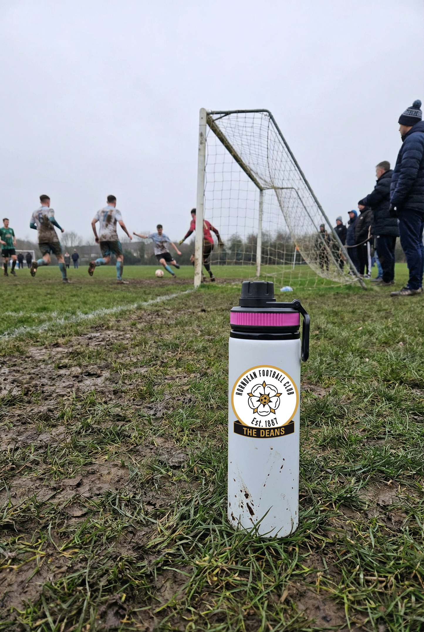 Horndean FC - Water Bottle - Pink