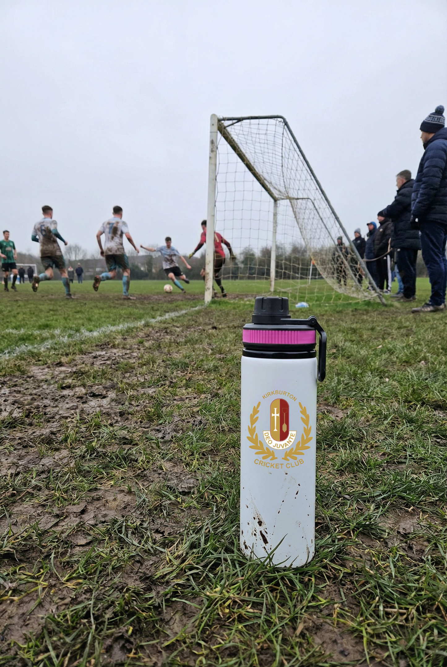 Kirkburton Cricket Club - Water Bottle - Pink