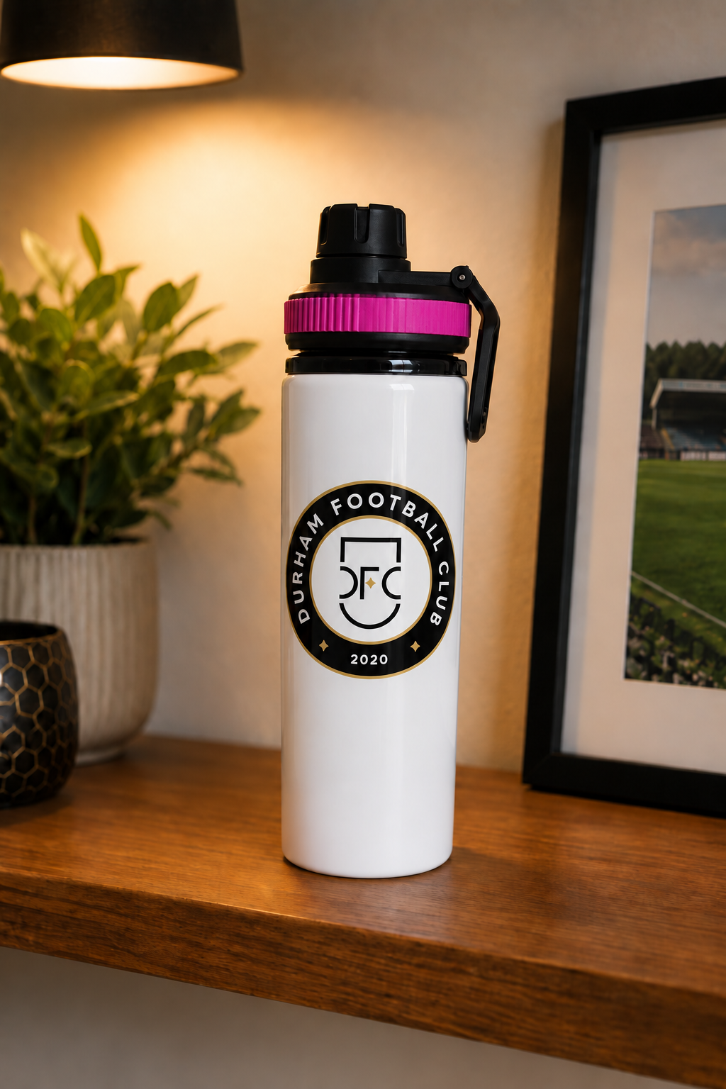 Durham FC - Water Bottle - Pink