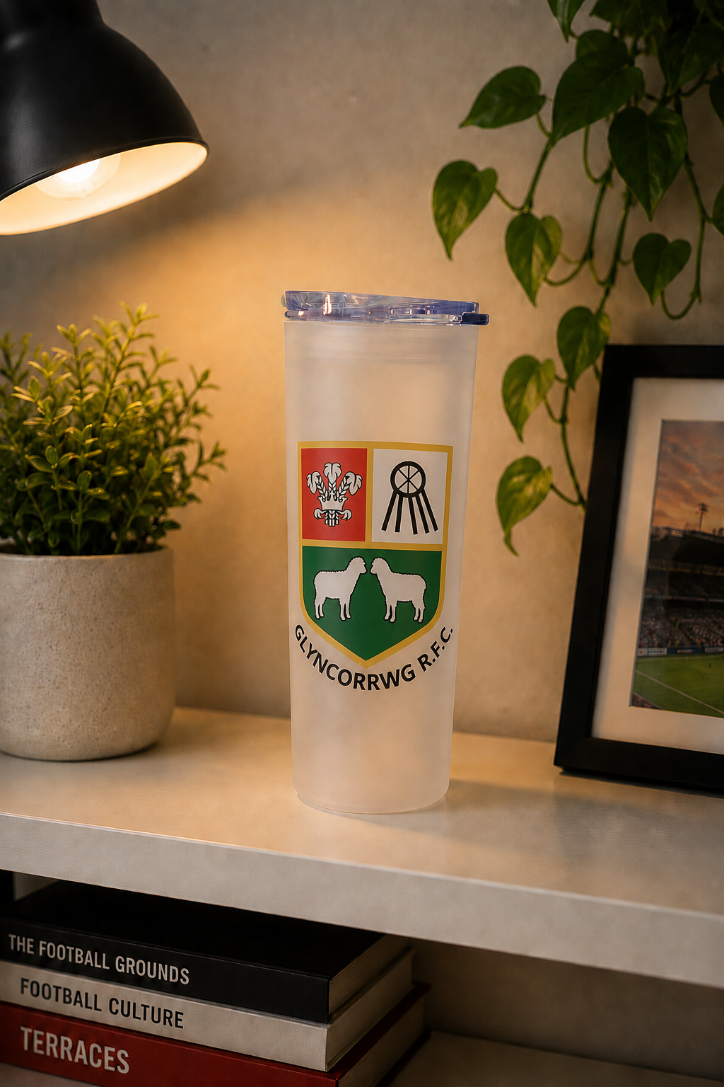 Glyncorrwg RFC - Clear Frosted Glass Jar