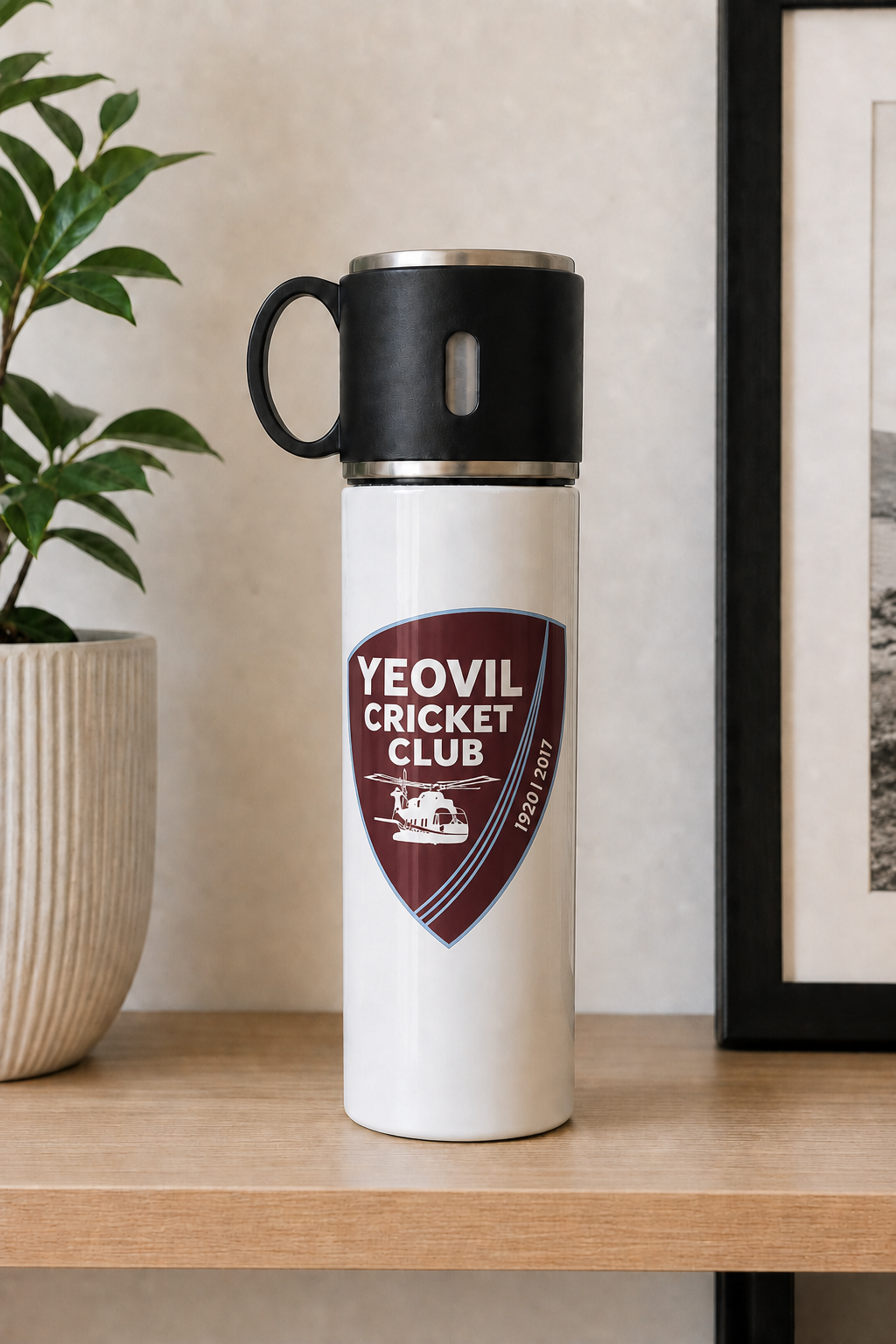 Yeovil Cricket Club - Travel Flask With Cup Lid