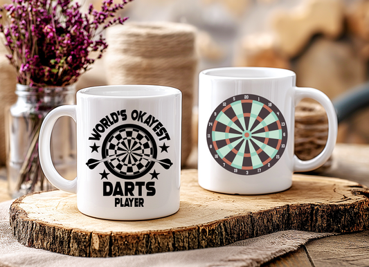 World's Okayest Darts Player Mug