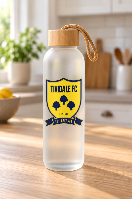 Tividale FC - Bamboo Lid Frosted Glass Jar