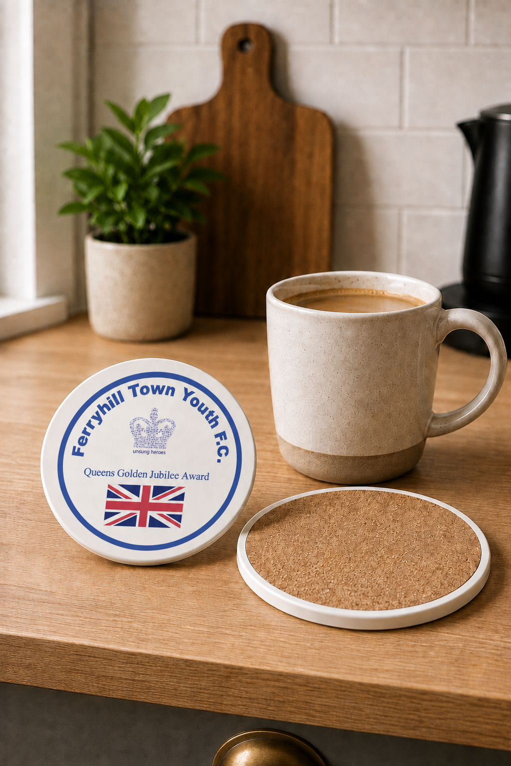 Ferryhill Town Youth FC - Ceramic Coaster