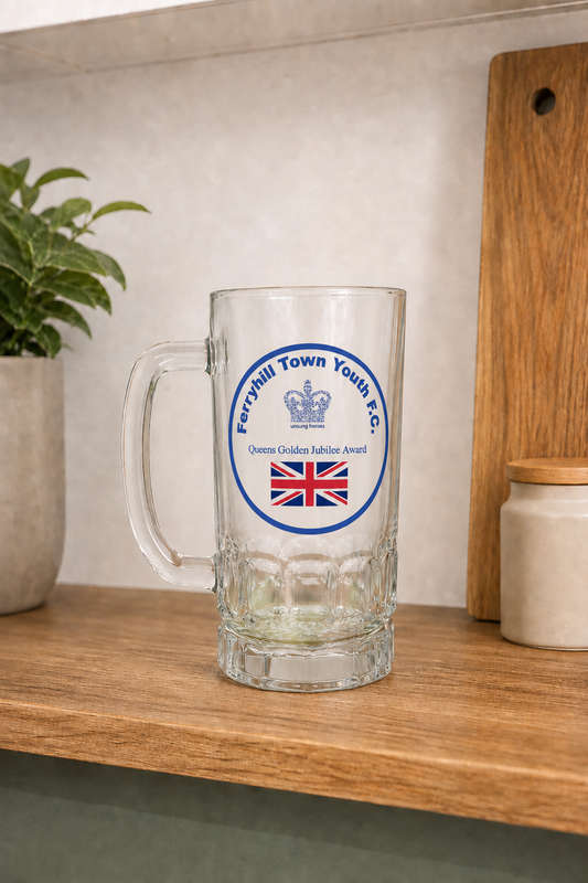 Ferryhill Town Youth FC - Pint Glass Beer Stein