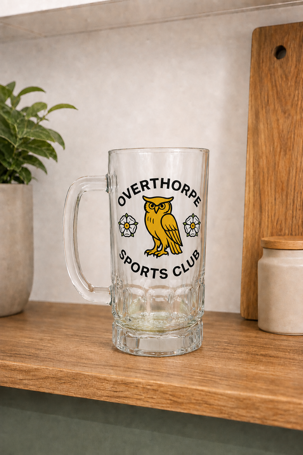 Overthorpe Sports Club - Pint Glass Beer Stein