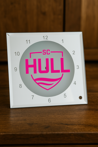 Sporting Club Hull - Glass Clock
