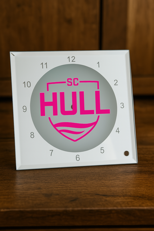 Sporting Club Hull - Glass Clock