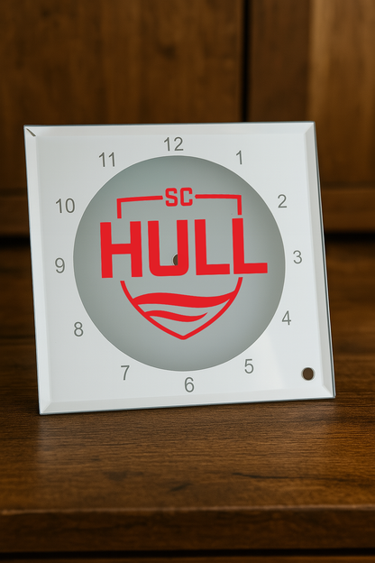 Sporting Club Hull - Glass Clock