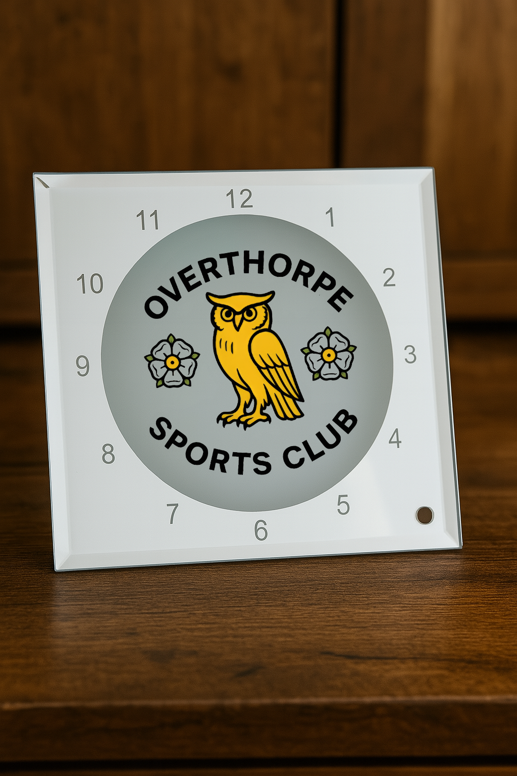 Overthorpe Sports Club FC - Glass Clock