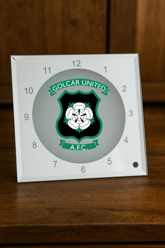 Golcar United FC - Glass Clock