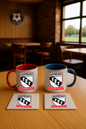 Mug & Coaster Bundle - Horbury Town FC (Blue & Red)