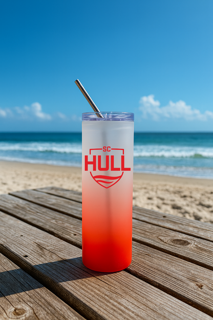 Sporting Club Hull - Red Frosted Glass Jar