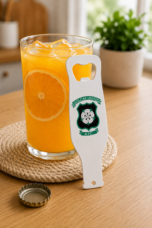 Golcar United AFC - Bottle Opener - Beer Bottle Shaped