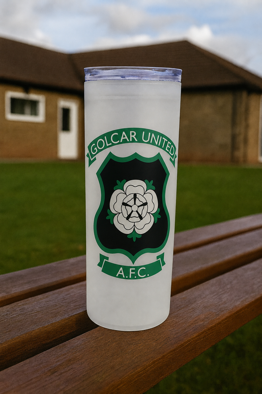 Golcar United AFC - Clear Frosted Glass Jar