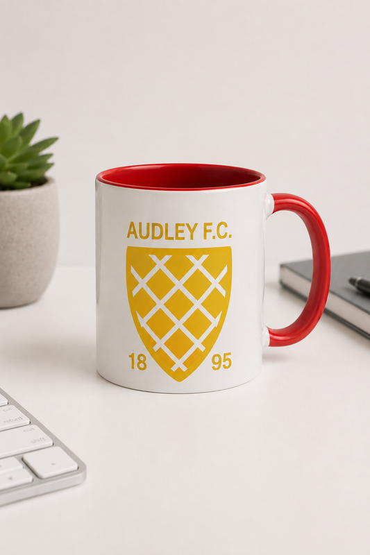 Audley FC - Red Coloured Mug