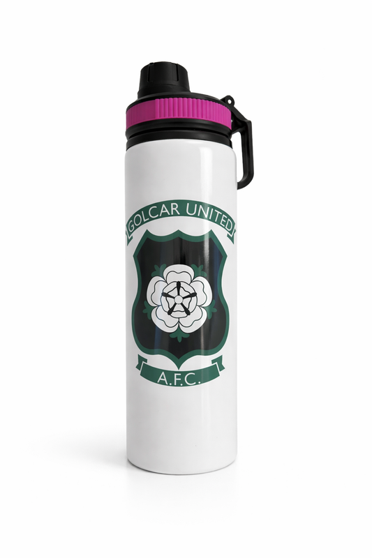 Golcar United AFC - Water Bottle Pink