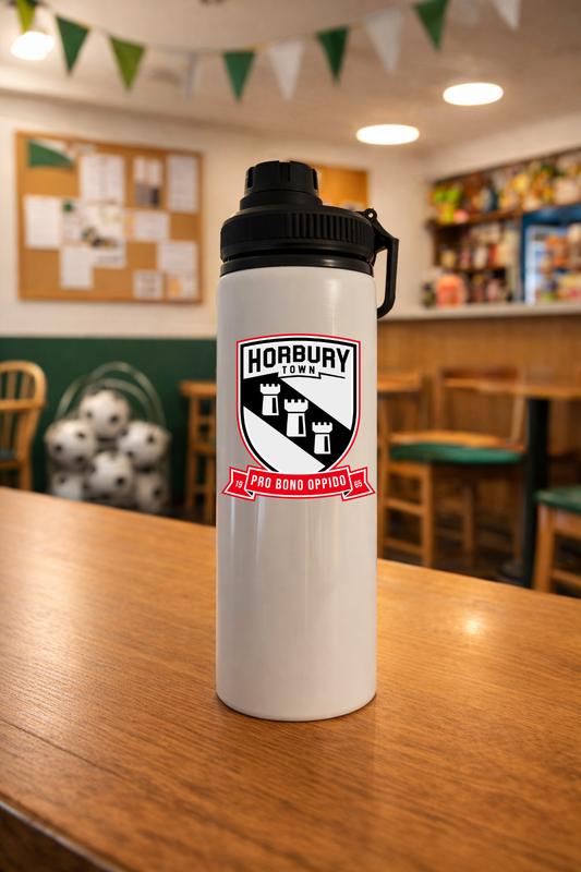 Horbury Town FC - Water Bottle - Black