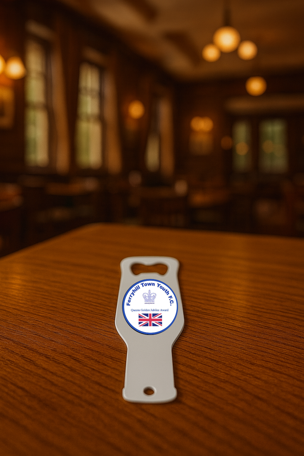 Ferryhill Town Youth FC - Bottle Opener - Beer Bottle Shaped