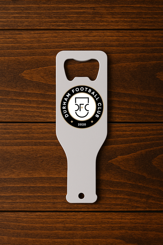 Durham FC - Bottle Opener - Beer Bottle Shaped