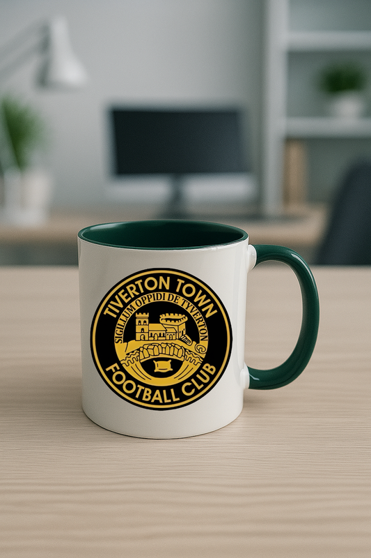 Tiverton Town FC - Green Coloured Mug